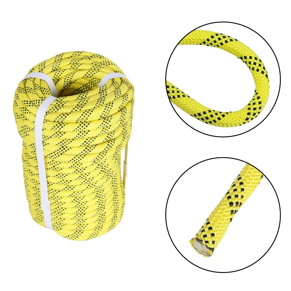 High Strong 3/8" × 100' Braid Polyester Arboristed Tree Rope 3520Lbs