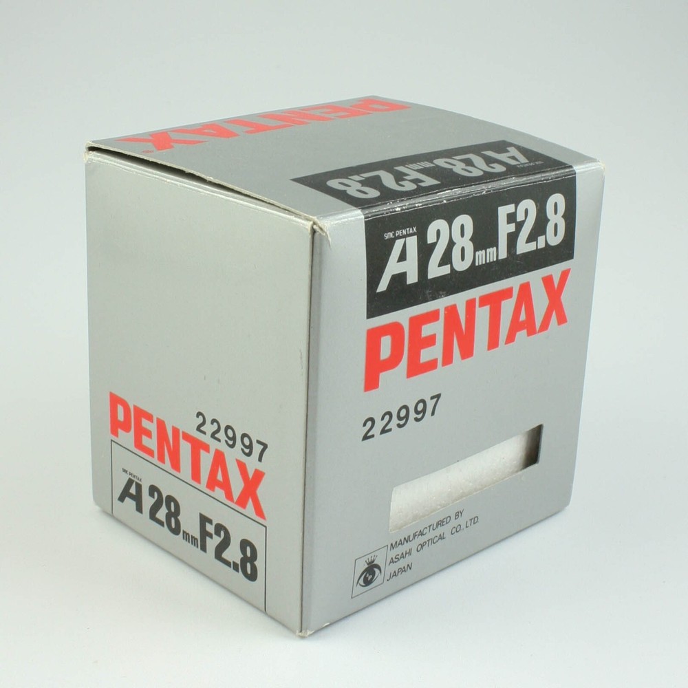 Pentax A 28mm f/2.8 22997 Lens - EMPTY BOX ONLY