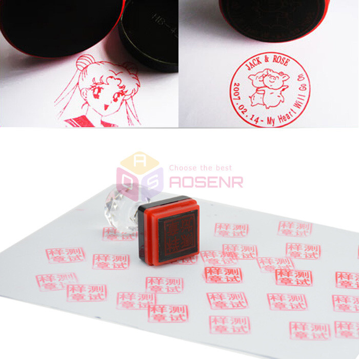 Selfinking Stamping Making 220V Digital Photosensitive Seal Flash Stamp Machine