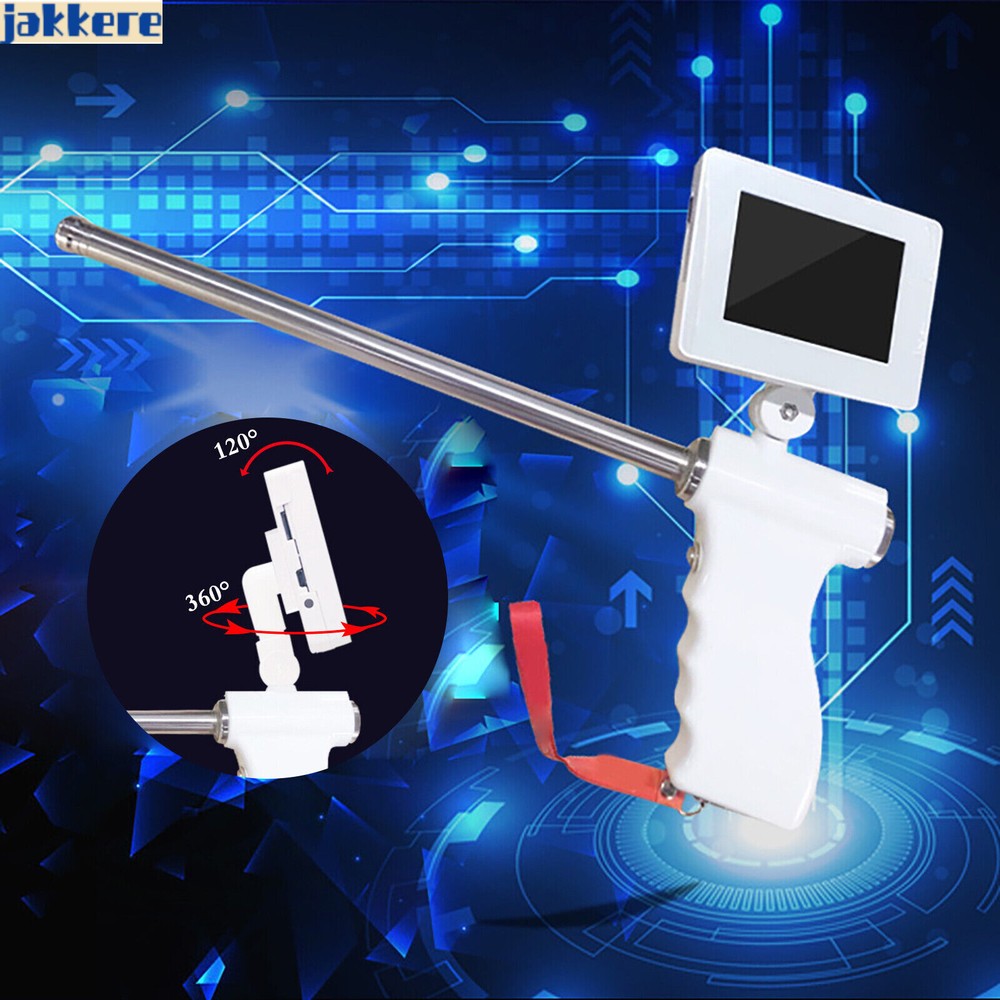 NEW Visual Artificial Insemination Gun Cow Kit Camera with 360 Adjustable Screen