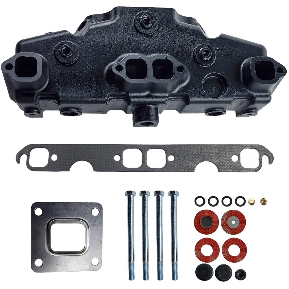 For Mercruiser V8 GM 5.0 5.7 305 350 Exhaust Manifold DRY JOINT 2002+ gasket