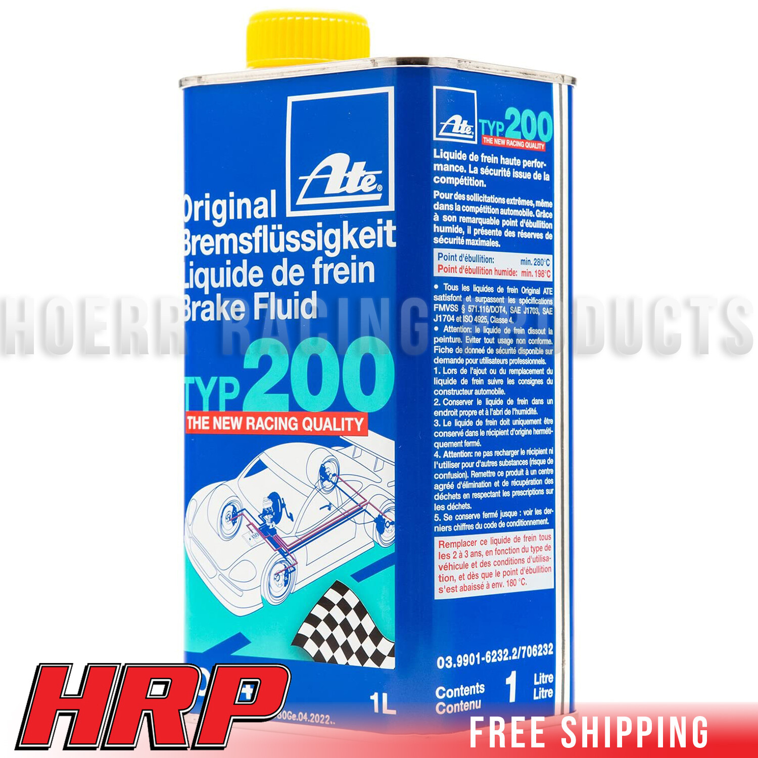 ATE Type 200-Racing Brake Fluid-DOT 4 (2 Pack)