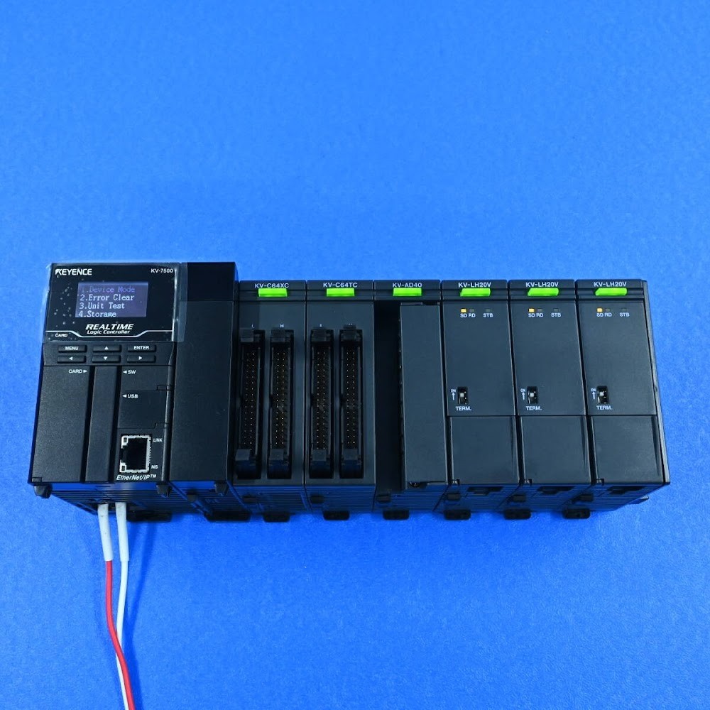 KEYENCE KV-LH20V PLC CPU Module Tested Working USED #2