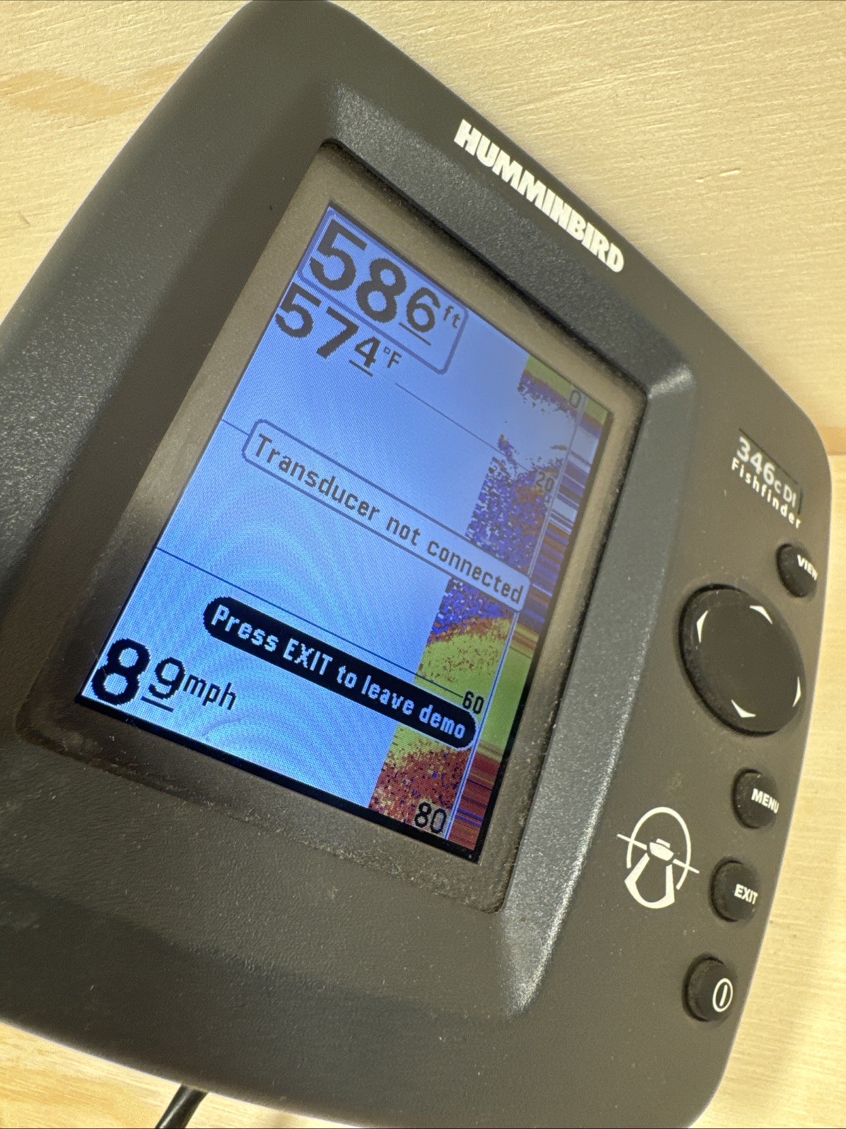 Humminbird Fishfinder 346c DI DOWN IMAGING SONAR Unit Only TESTED WORKS