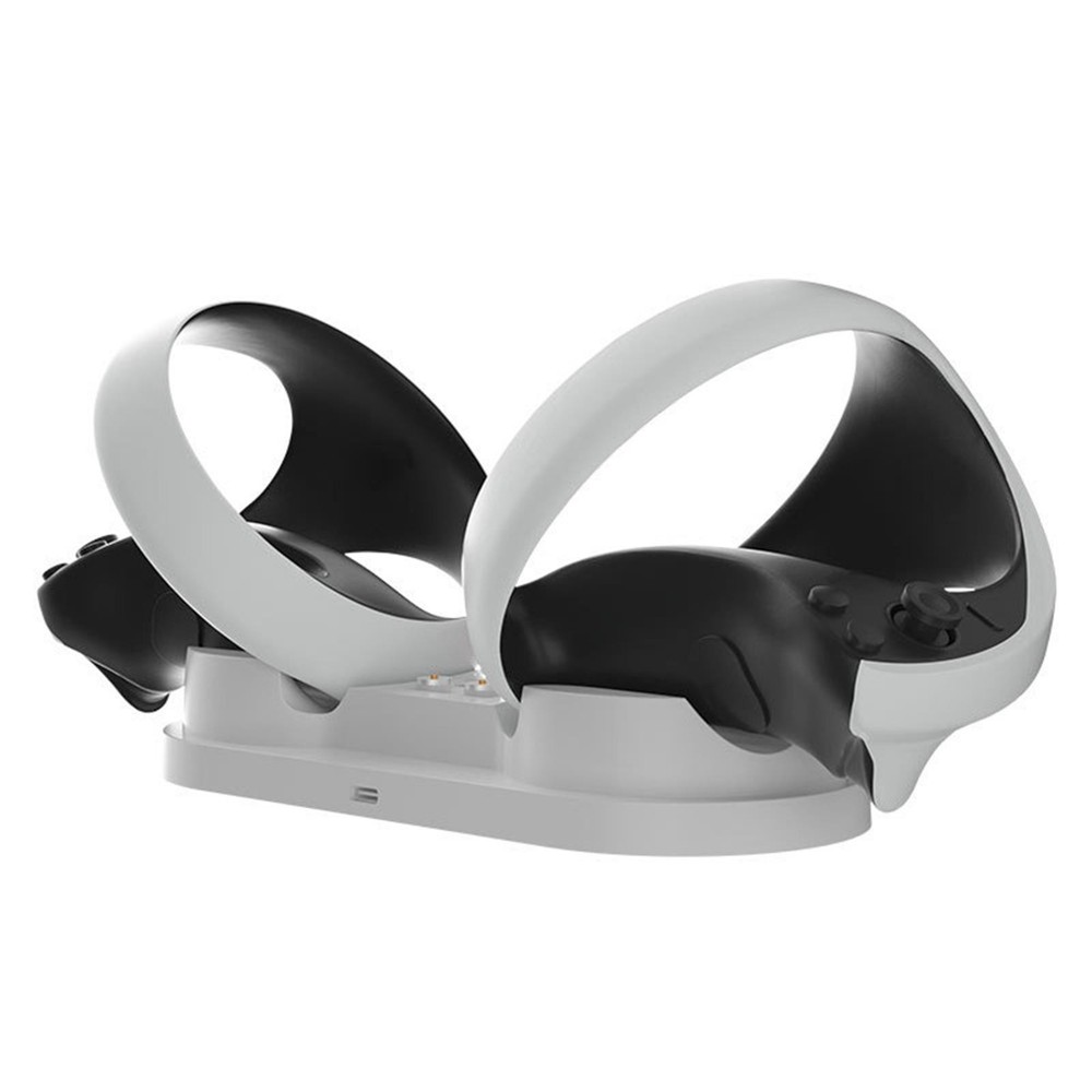 2 Charging Dock Station Charger With Cable For PS5 PS VR2 Controllers Console D