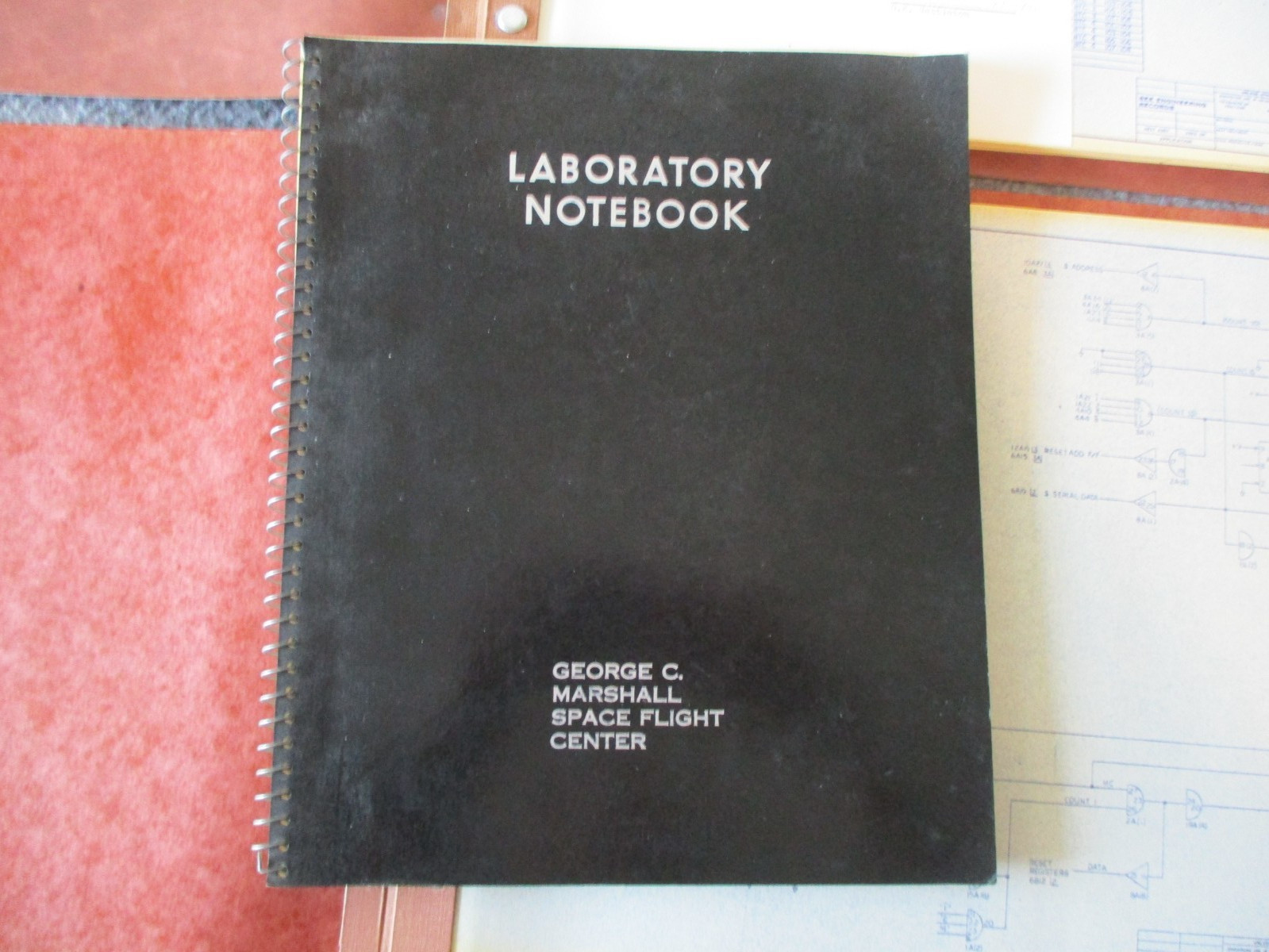NASA MSFC SPERRY APOLLO/SKYLAB SYSTEMS CHECKOUT LAB BOOK +TECHNICAL/BLUEPRINTS)