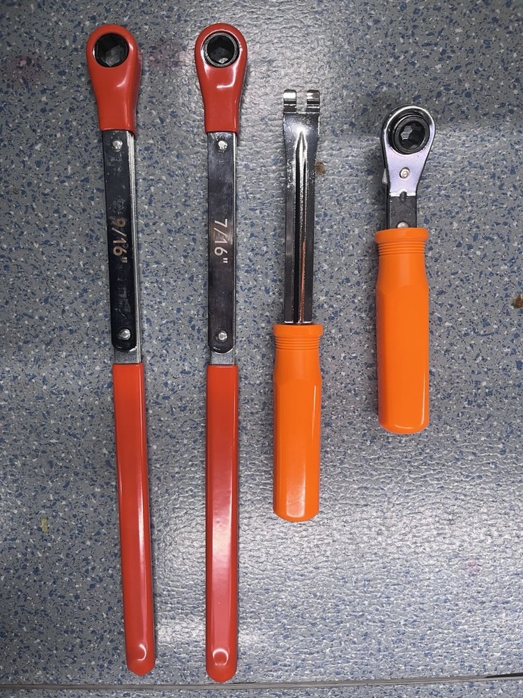 4-Piece Set Automatic Slack Adjuster Tool Set Wrenchs & Slack adjuster tools