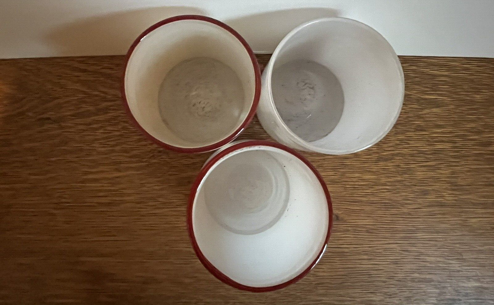 Lafco 15.5 oz Hand Blown Candle Containers- three-Empty