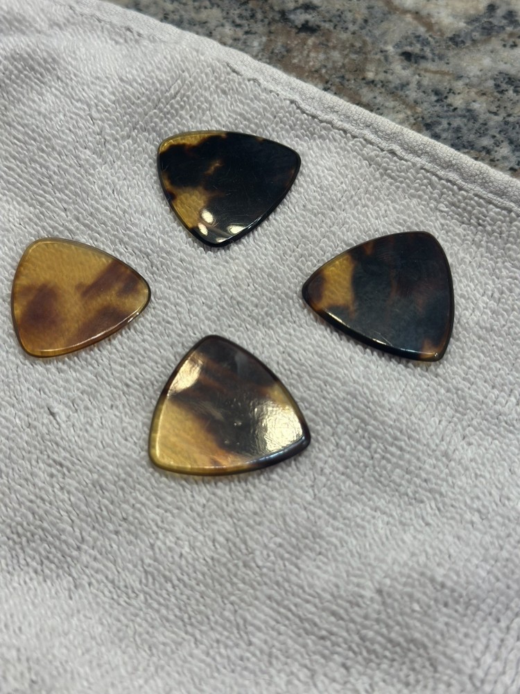 Authentic Shell Guitar Picks - These Are Handmade Custom Picks
