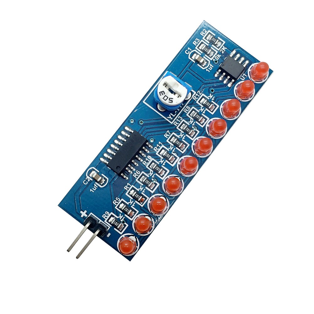 NE555 + CD4017 Light Water Flowing Light LED Fully Assembled Soldered Module