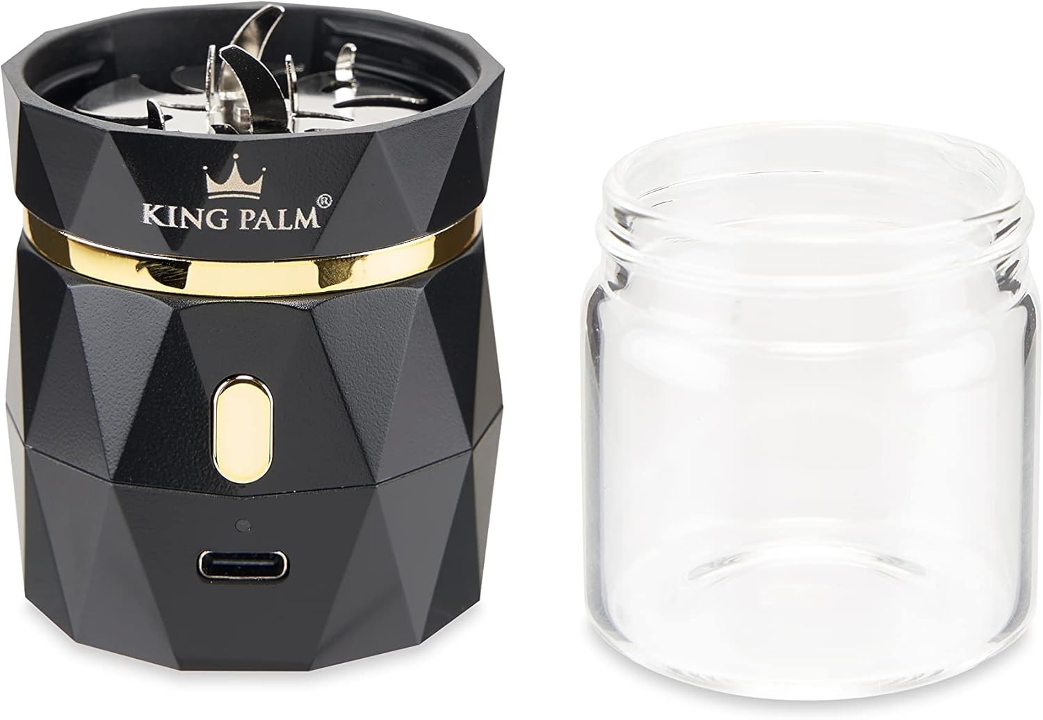 King Palm Electric Spice Grinder, USB Rechargeable Electronic Grinder Automatic
