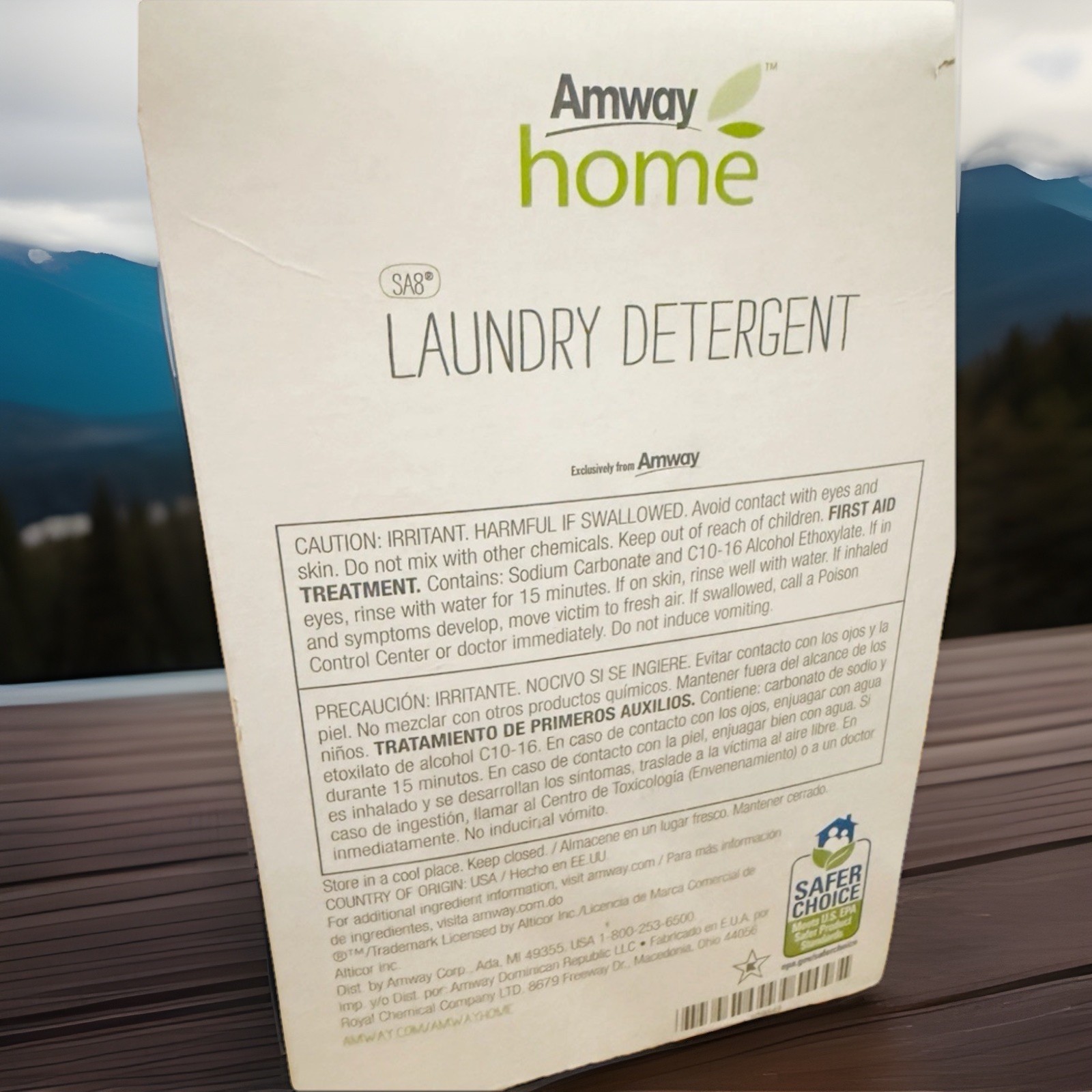 Amway Home SA8 Ultra-Concentrated Powder Laundry Detergent 99 Loads 3kg 6.6lbs
