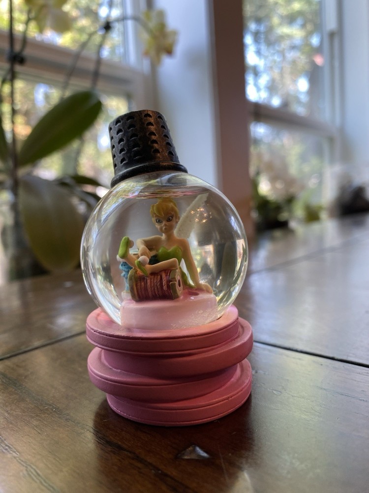 Tinker Bell sewing supplies Snowglobe