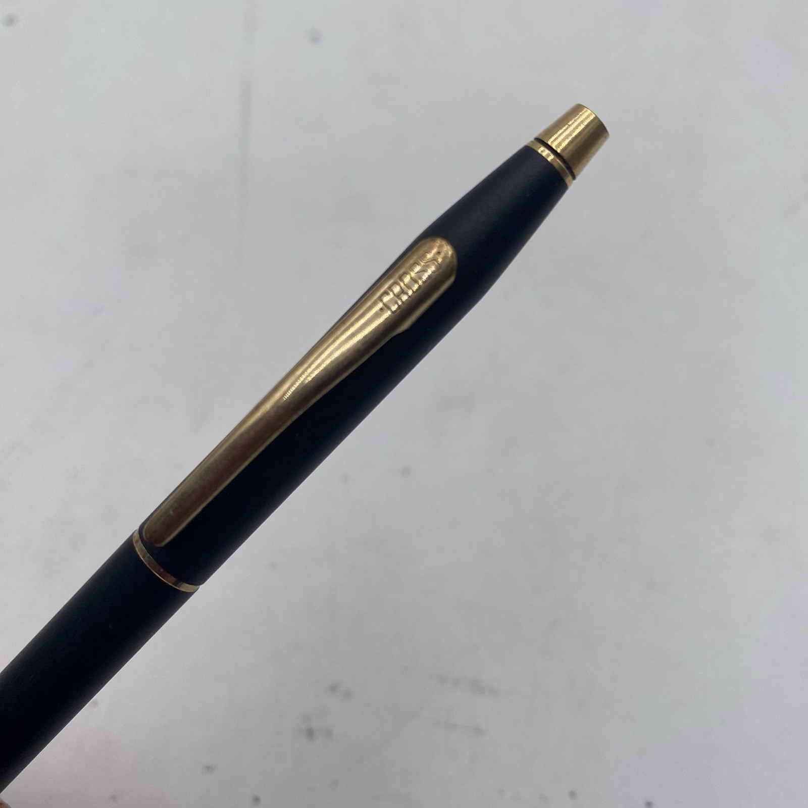 VTG Cross Classic Century Lead Pencil Matte Black 23K Gold Trim VGC