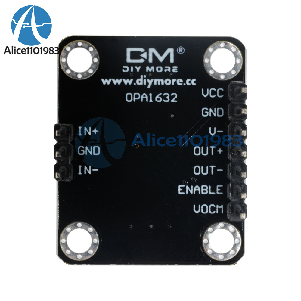 OPA1632 Fully-Differential Audio Operational Amplifier Board ADC Driver Module