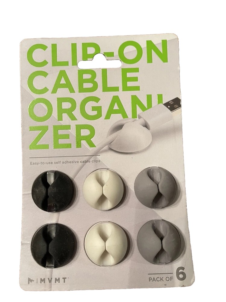 MVMT (3) Pack Clip On Cable Organizers