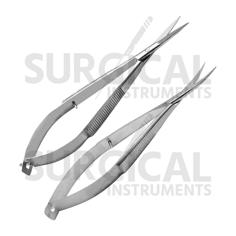 15 Pcs Micro Surgery Scissors Set Ophthalmic & Lab Instruments German Grade