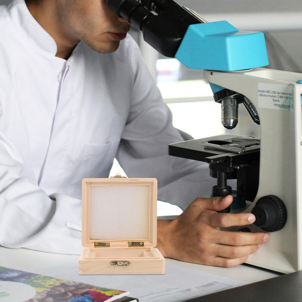 Microscope Slide Organizer Specimens Storage Box Laboratory Slide Storage Holder