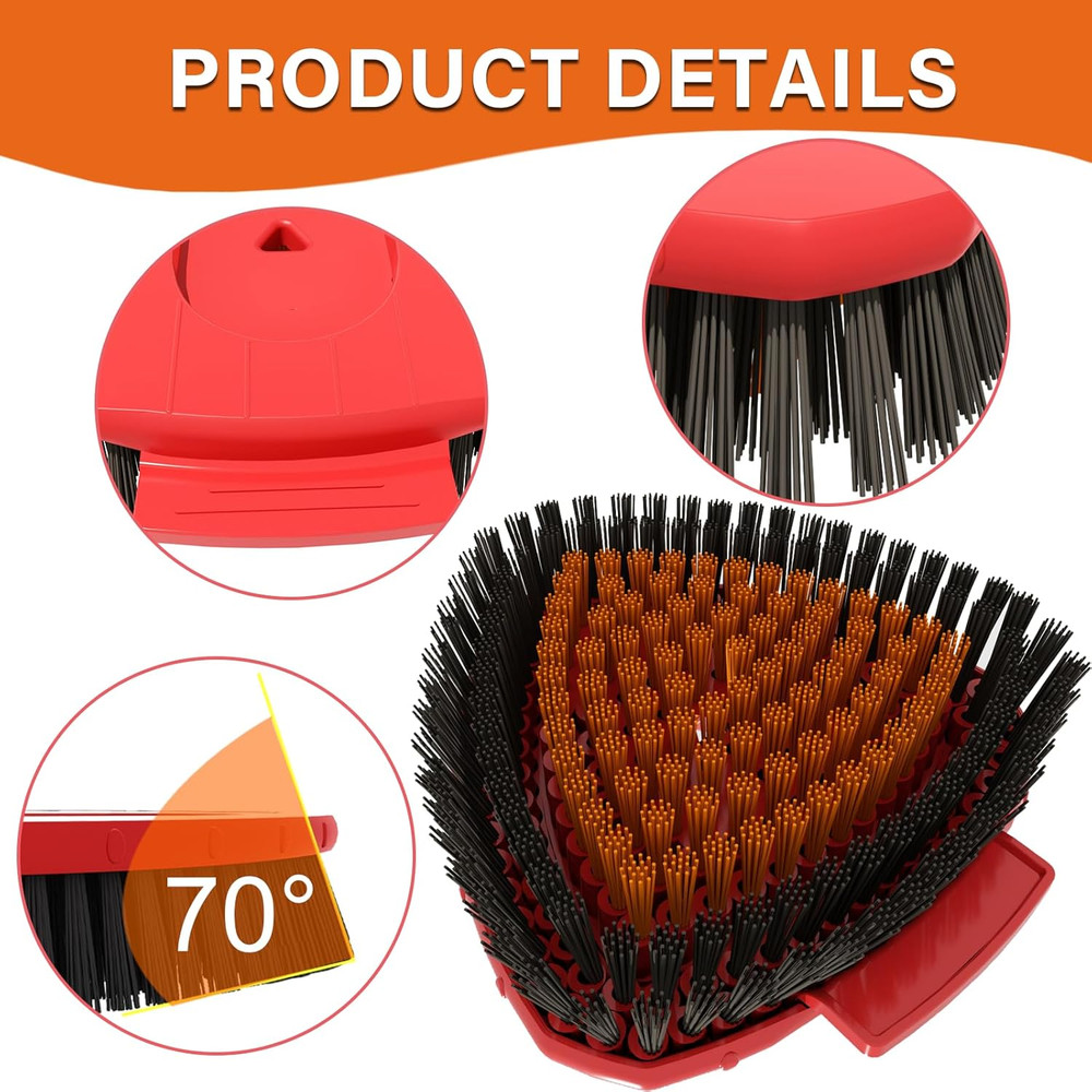 2 Pack Upgraded Spin Mop Replace Scrub Mop Brush Compatible with O Cedar Easywri