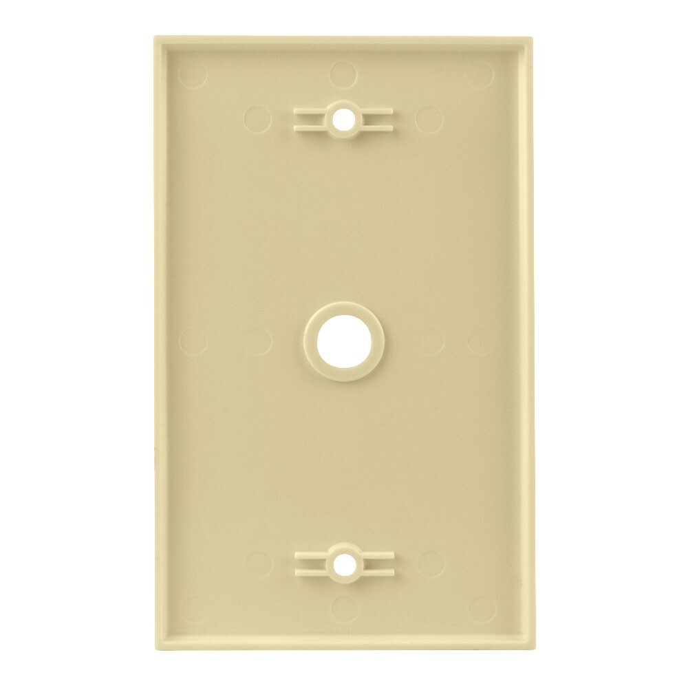 Construct Pro Standard Wall Plate with .4-inch Opening (Ivory)