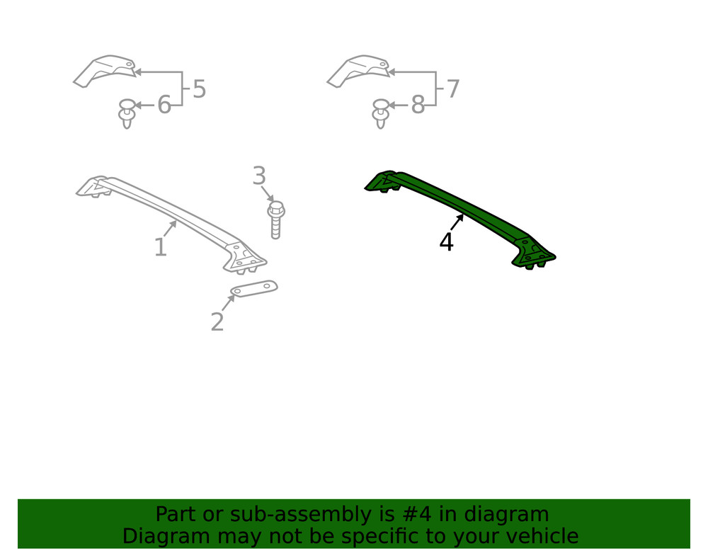 Genuine GM Rear Support 19184001