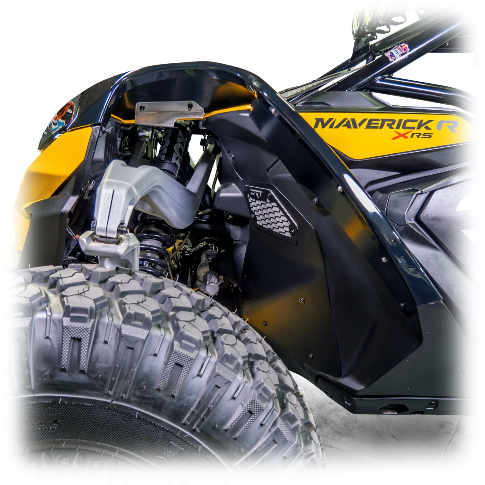 DRT CAN AM MAVERICK R X / XRS 24+ ABS Extended Front Fender Kit Flares