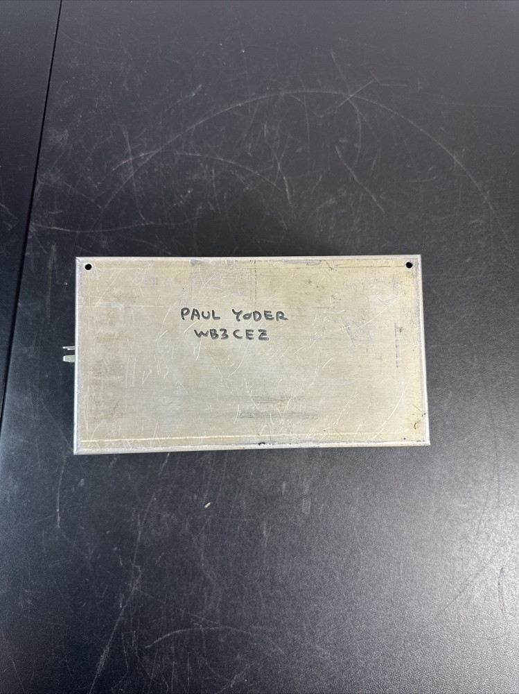 Paul Yoder WB3CEZ. +Dycomm- Model 10-0. Serial 10-520