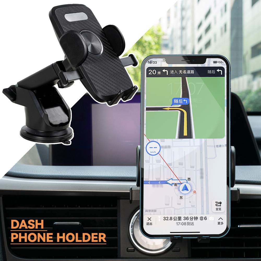 360° Car Holder Mobile Dashboard Cradle Smart Phone Windshield Dash Stand Mount