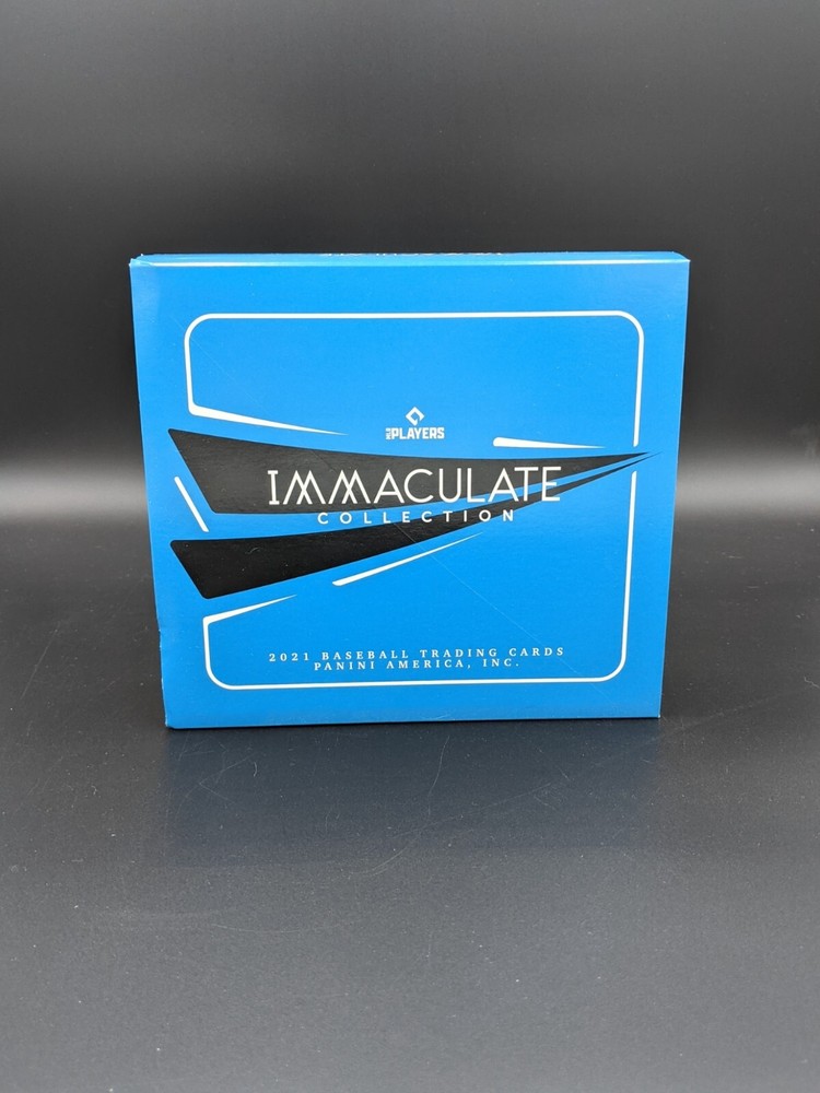 EMPTY 2021 IMMACULATE BASEBALL TIN WITH PADDING AND SLEEVE