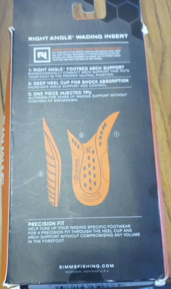 Simms Right Angle Wading Insert size medium-Brand New-SHIPS N 24 HOURS