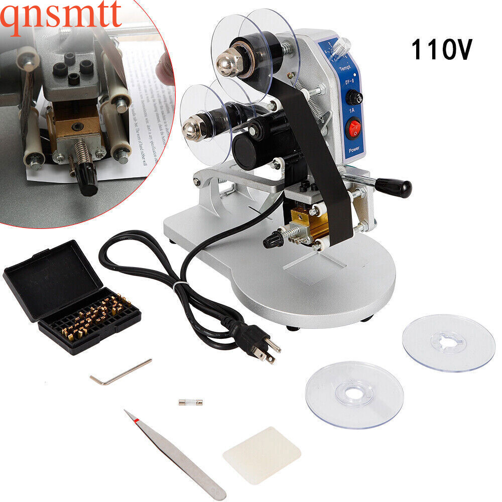 110V Manual Coding Date Business Date Printing Hot Stamping Machine Foil Machine