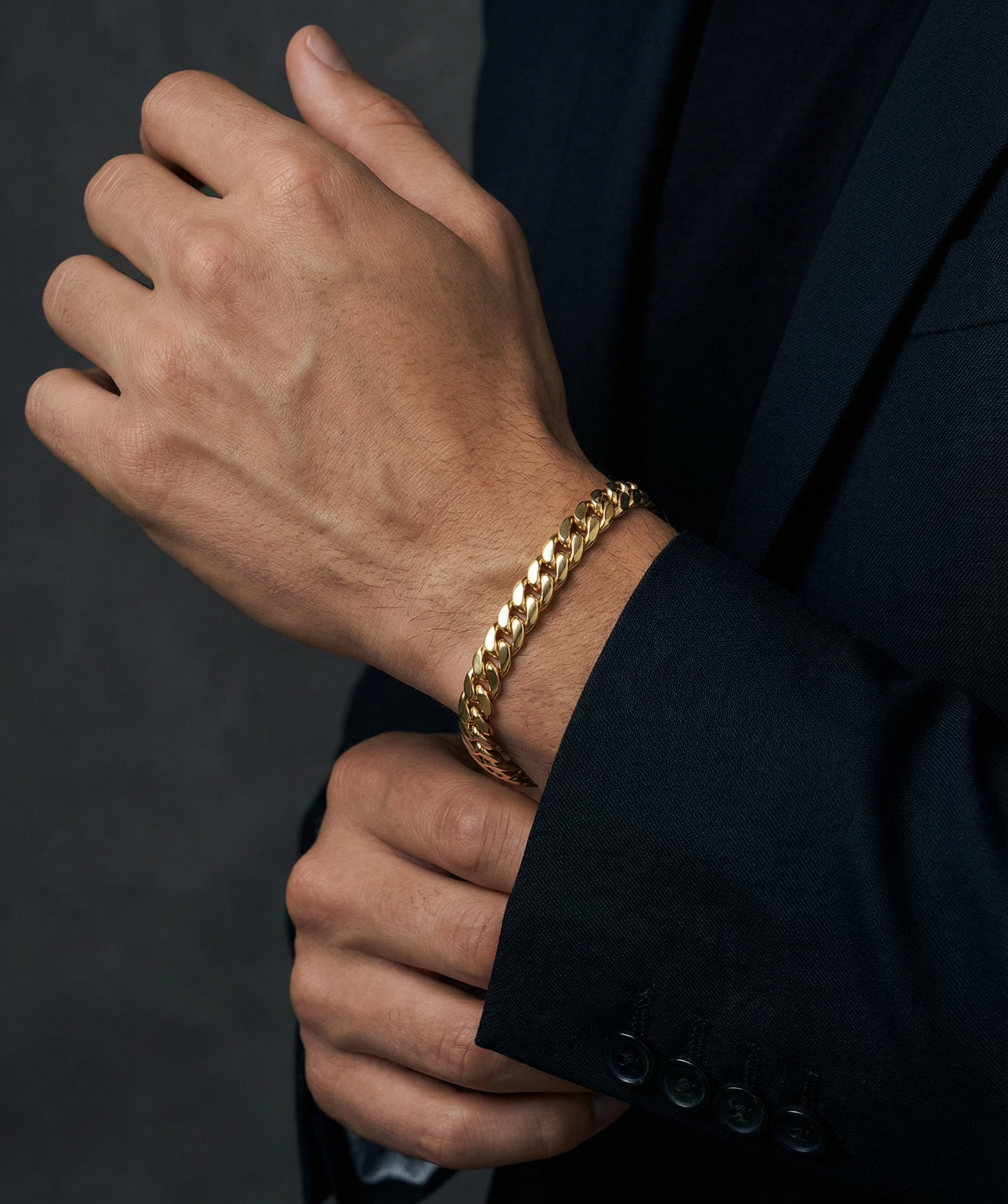 Heavy Men's 14k Gold Stamped Miami Cuban Link Bracelet 8" Inches 5MM