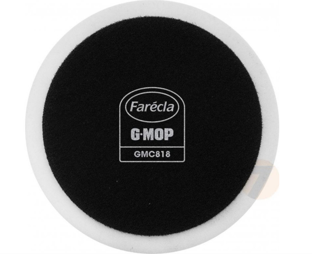 Farecla G Mop - 8" White Fast Cutting Dry Use Hook & Loop Foam Compounding Pad