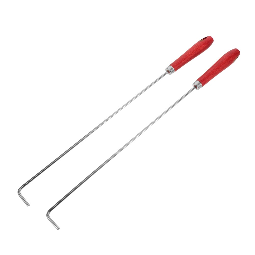 2 Pcs Fire Poker Stick Pit Tools Camping Campfire Accessories Kit