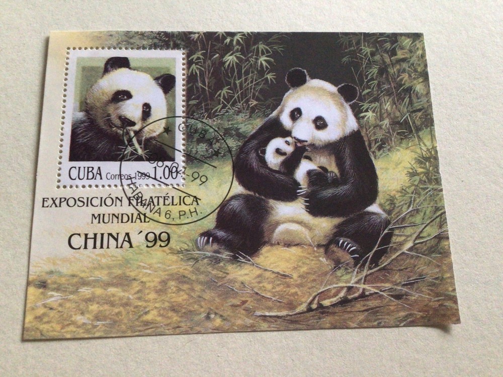 Panda Bear stamp sheet Ref R49280