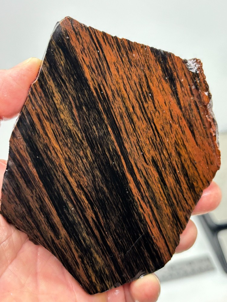 Oregon Mahogony Obsidian Slab Lapidary Cabbing Knapping Combo ship avail