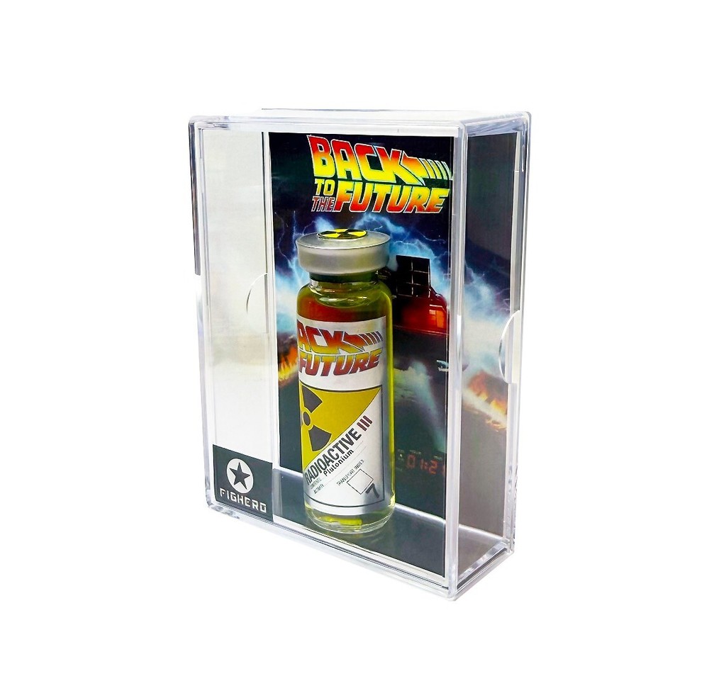 Back To The Future Plutonium Sample Vial Bottle with Display Collectable Box