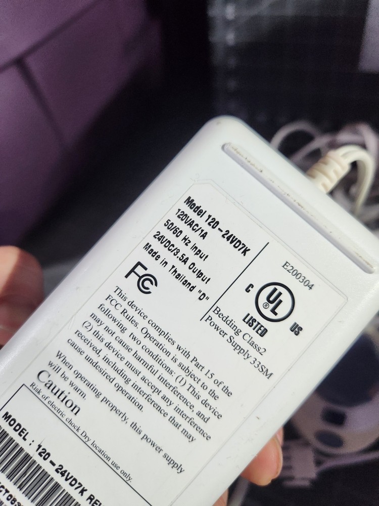 Safe and Warm Technology Electric Blanket Controller Mode 120-24VD7K