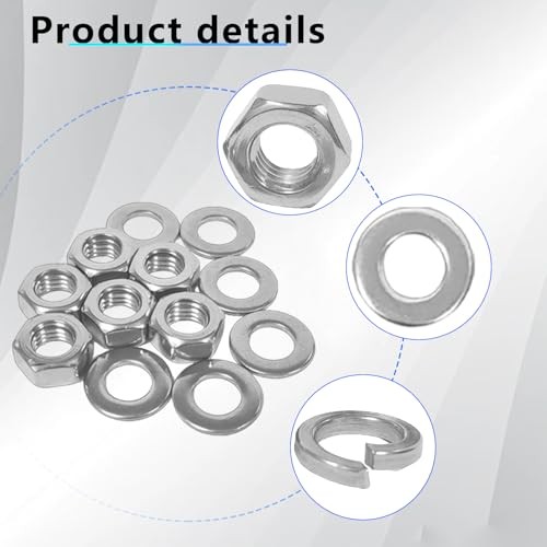 Titanium Cylinder Head Studs Nuts & Engine Bolt Kit Compatible with Yamaha