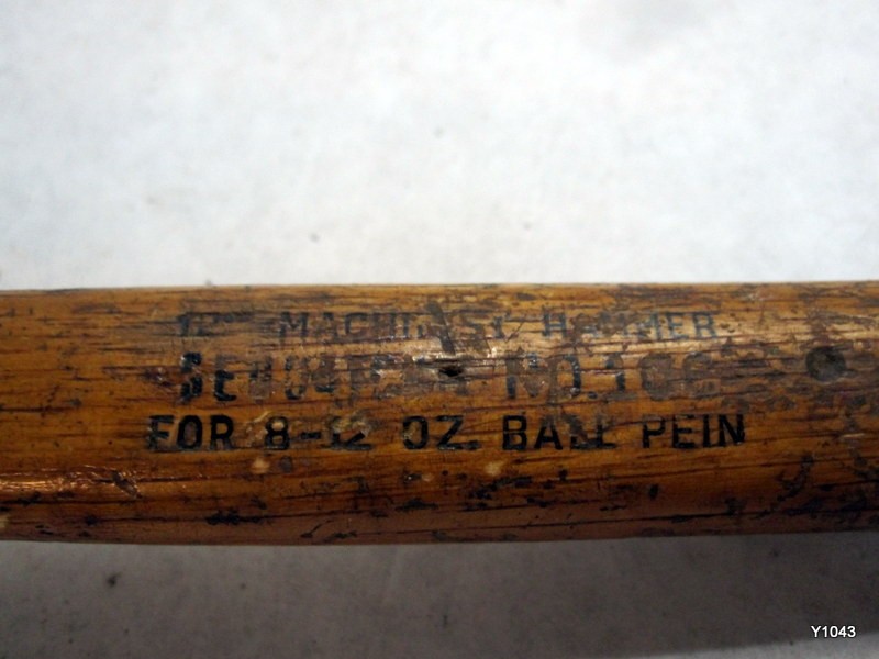 Vintage heller Auto Body Hammer for 8-12 oz ball pein