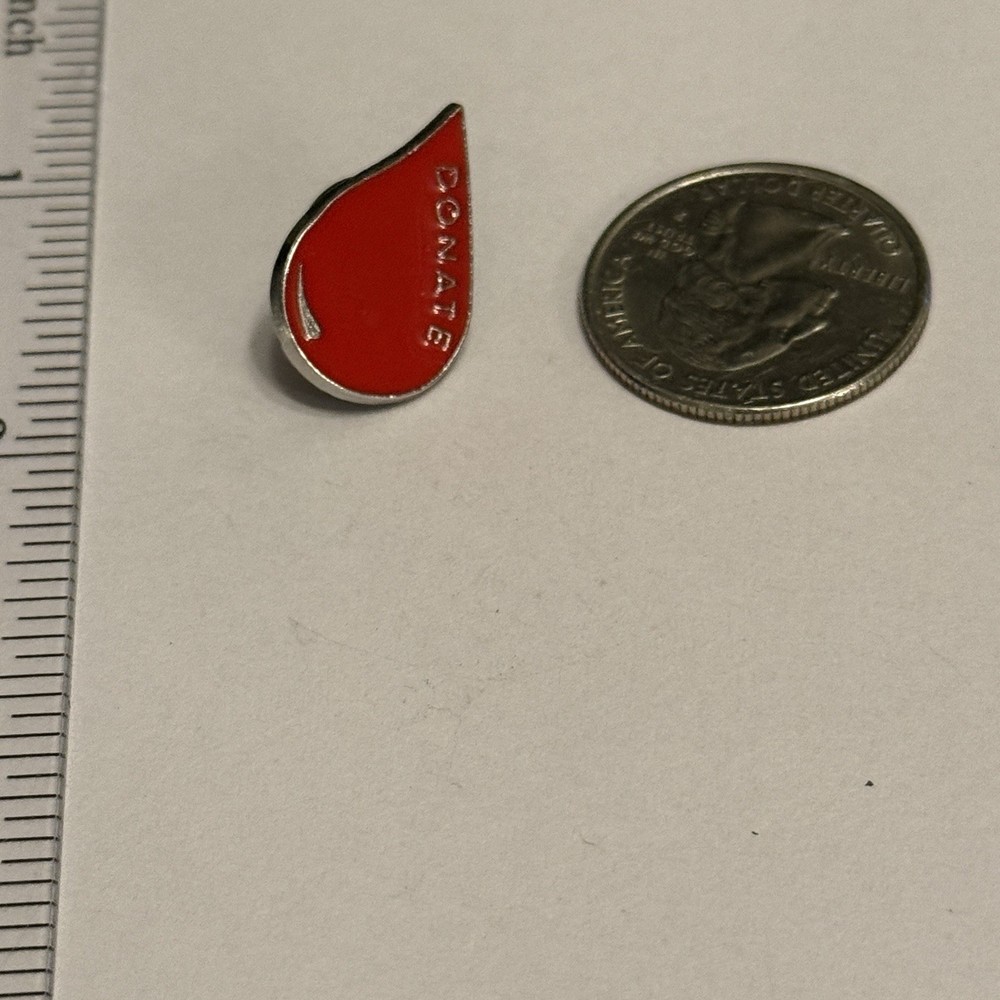 DONATE BLOOD DONOR AWARENESS PIN