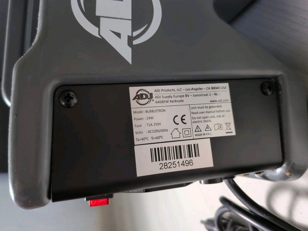 American DJ ADJ Bubbletron DJ Bubble Machine with Remote Control