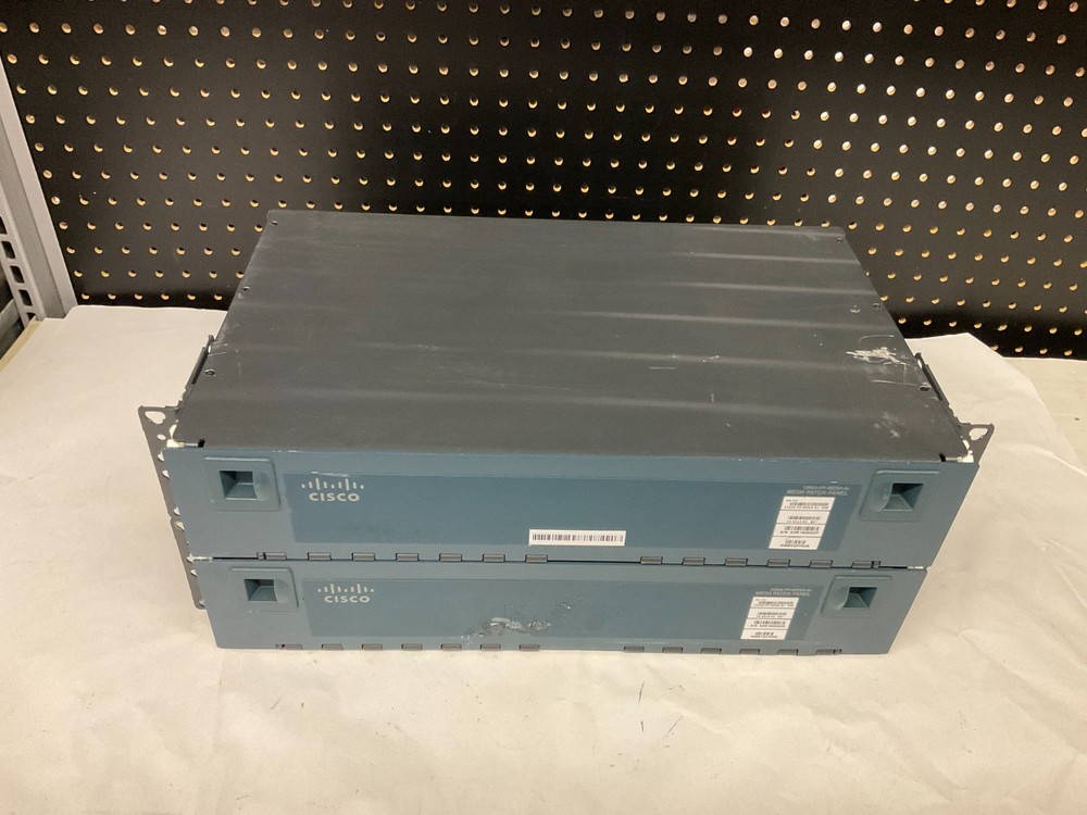 Lot of 2 Cisco 15454-PP-MESH-4 MESH Patch Panel Untested