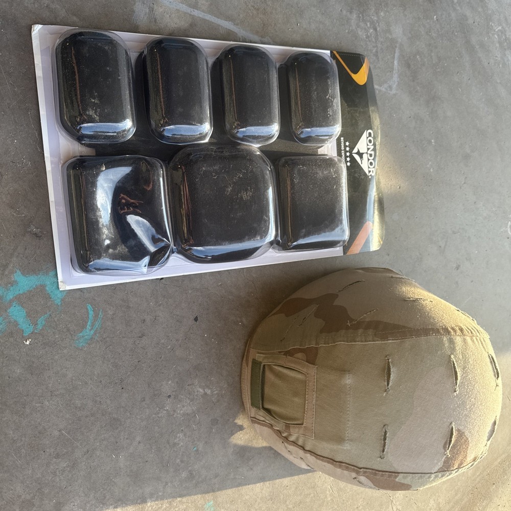USED BALLISTIC HELMET