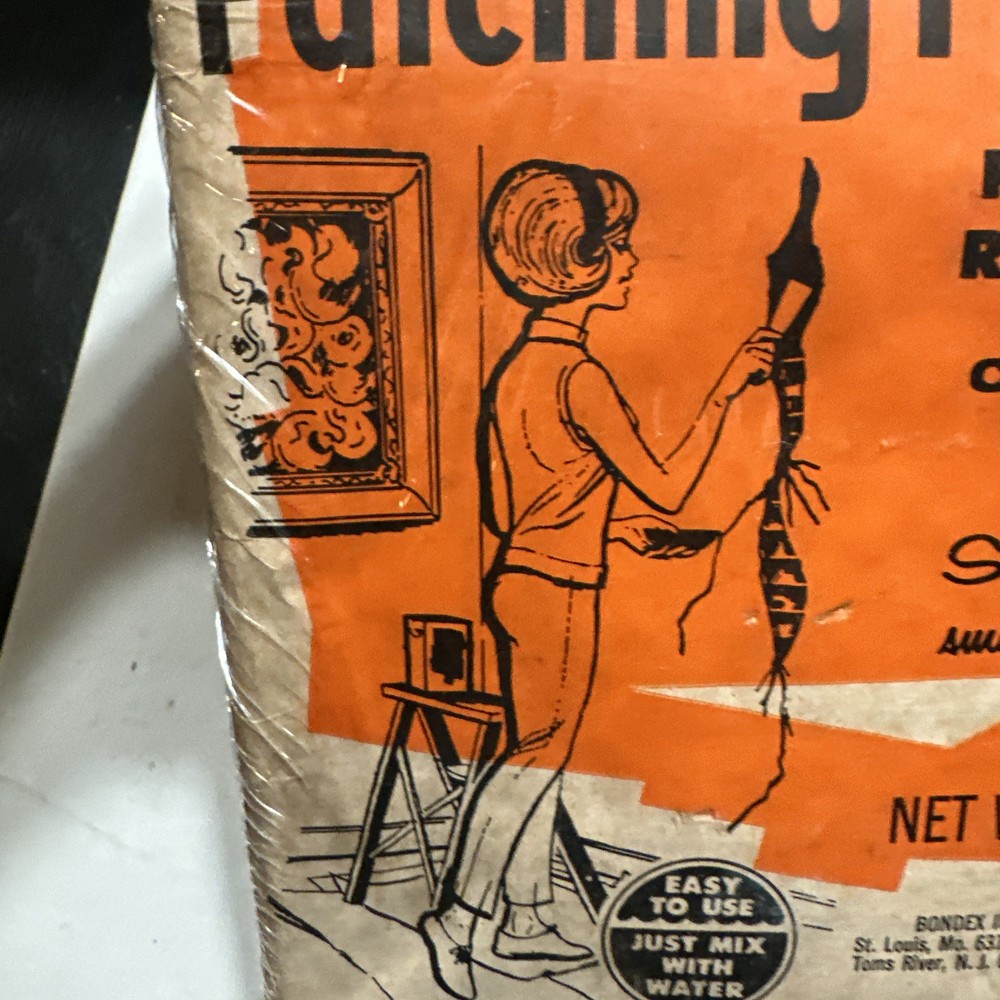 Vintage Bondex Patching Plaster, Home and Hobby Plaster, Patching CE