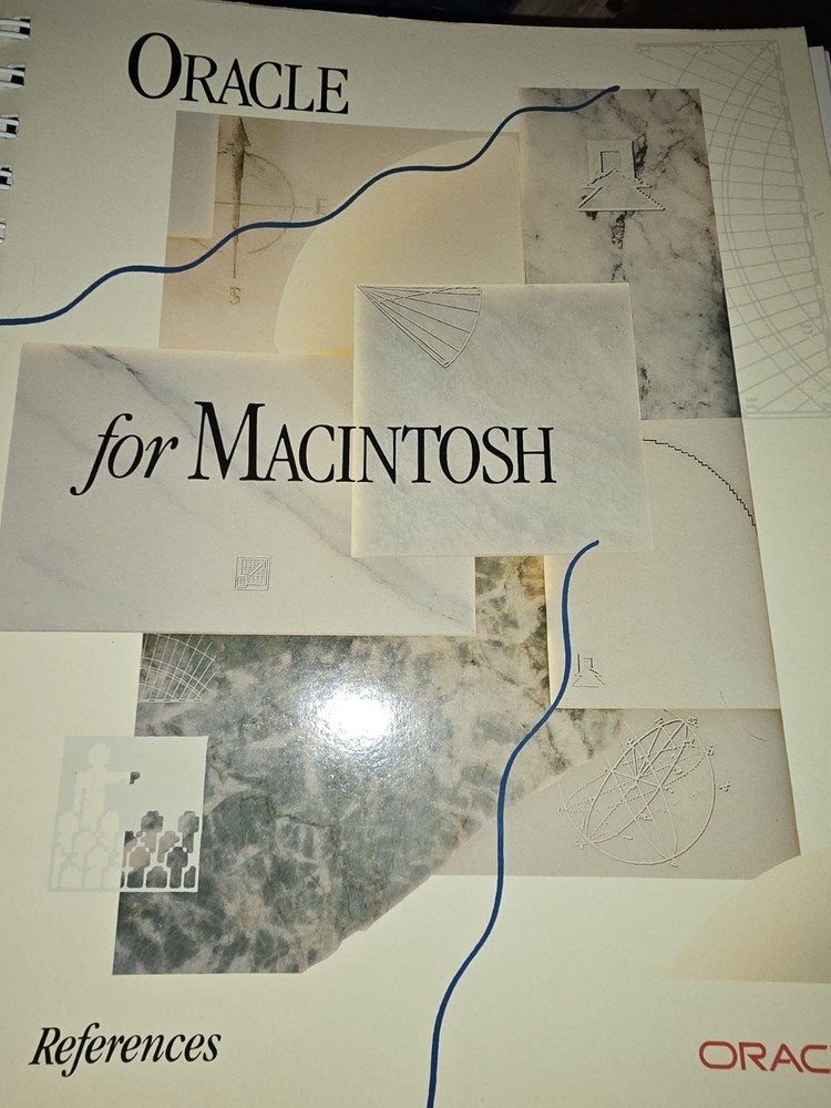 Oracle for Macintosh Developer’s Kit v1.0a (1988–1989) – Complete • UNUSED!