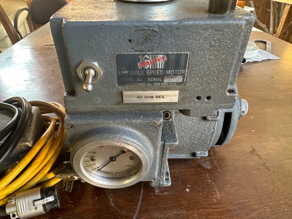 Mauer Model 24Variable Speed Motor 16mm Model 24/40 OHM