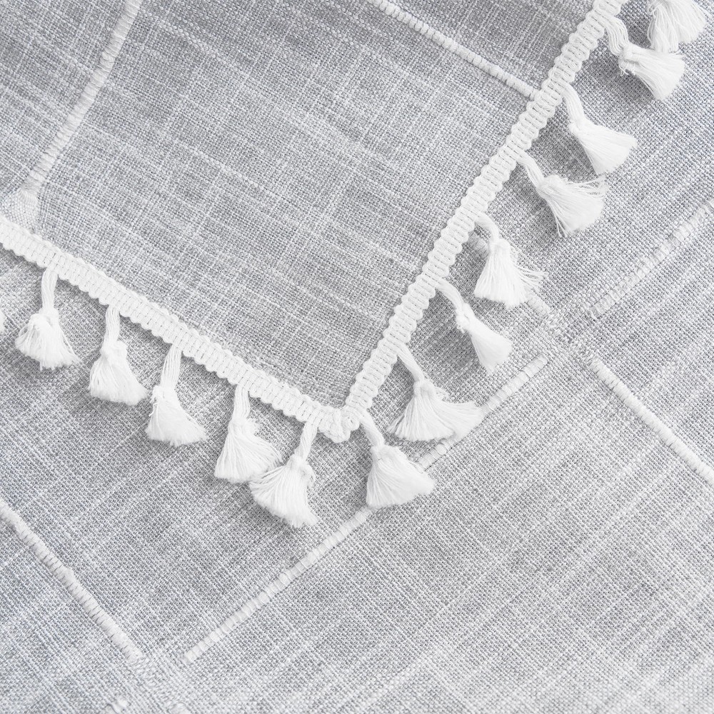 Cotton Linen Square Tablecloth - Wrinkle Resistant & Waterproof - Machine Was...