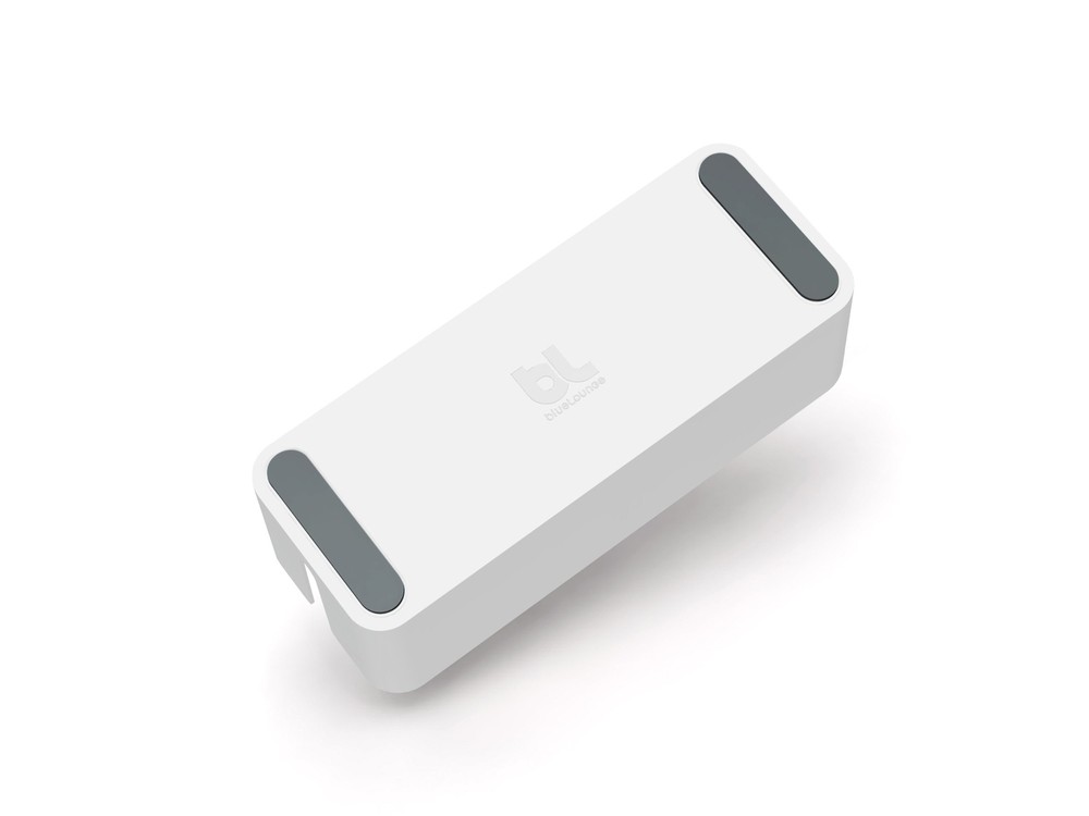 Bluelounge CableBox cable organizer hides messy, loose, tangled cables White ...