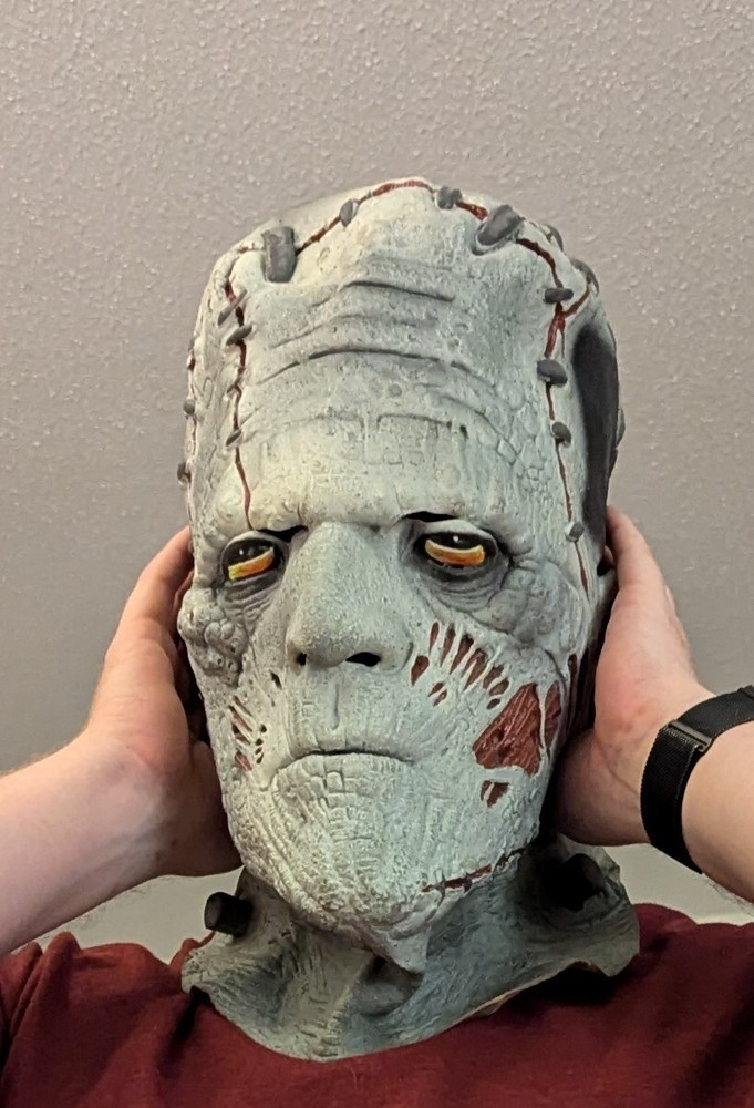 Vintage Universal Studios Frankenstein Halloween Mask 1990s